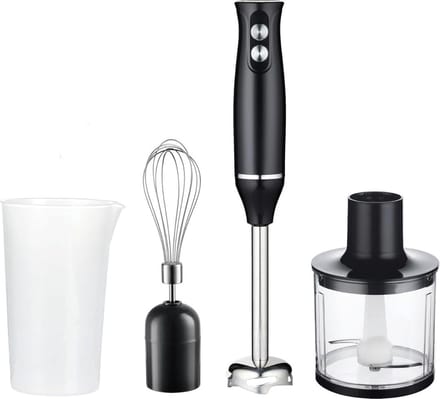 VELTRR® Staafmixer - Hakmolen - Keukenmachine - Zwart
