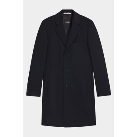 BOSS Black Wollen Jas Blauw H-Hyde-254 10273687 01 50549187/404
