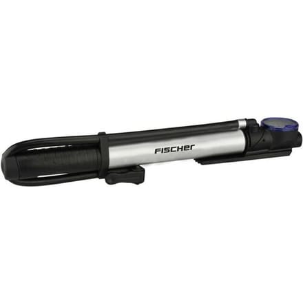 FISCHER FAHRRAD 85584 Minipomp Aluminium, Zwart