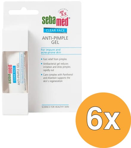 6x Sebamed Anti-Pimple Gel (10 ml)
