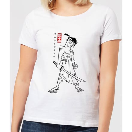 Samurai Jack Kanji Women's T-Shirt - White - S