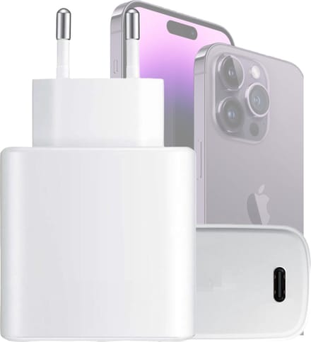 45w usb C adapter zwart - Snellader - Usb C oplader - 45 watt