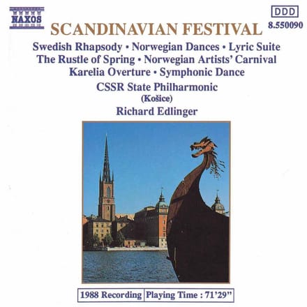 Slovak State Philharmonic Orchestra (Kosice), Richard Edlinger - Scandinavian Festival (CD)