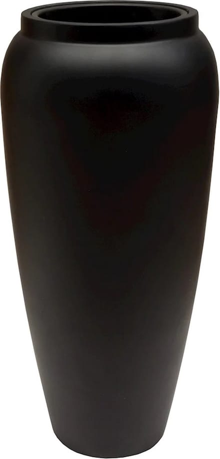 Plantenbak Hobro | Medium | mat zwart - black | Ø37 x H80 cm