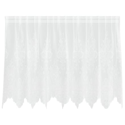 vidaXL Kantgordijn Wit 100 x 200 cm Polyester