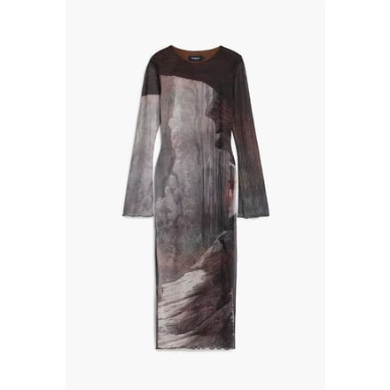 Damesjurk met lange mouwen Desigual Abyss Lacroix