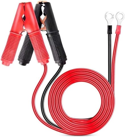 2 stuks 30A Krokodillenklemmen 12v 24v Startkabel voor Auto-Acculader-1m