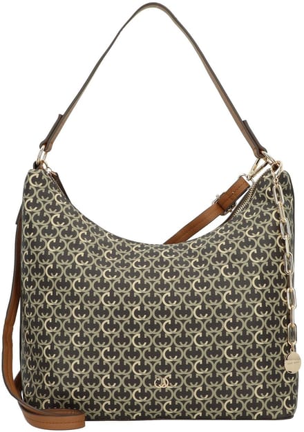 GERRY WEBER Schoudertas Aeon Hobo Bag Darkbrown Veelkleurig