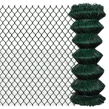 vidaXL - Gaashek - 1x25 - m - staal - groen