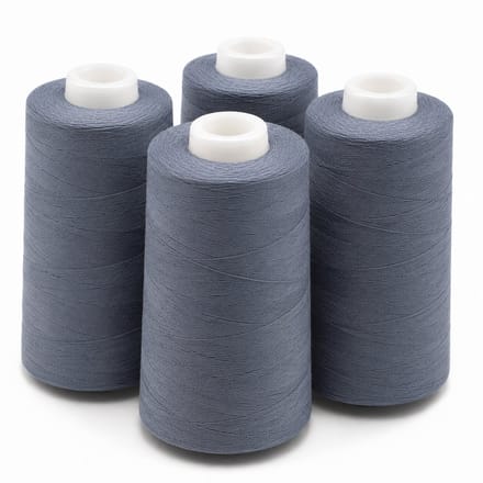 Polyester Overlockgaren – 4 Cones × 2700 m – Totaal 10.800 m – Grijs 241