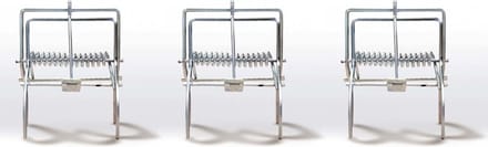 Professionele Mollenklem - 3x - schaarklem - metaal - Mollen vangen