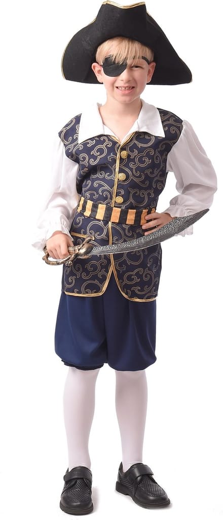 Vegaoo - Chique piratenvermomming voor jongens