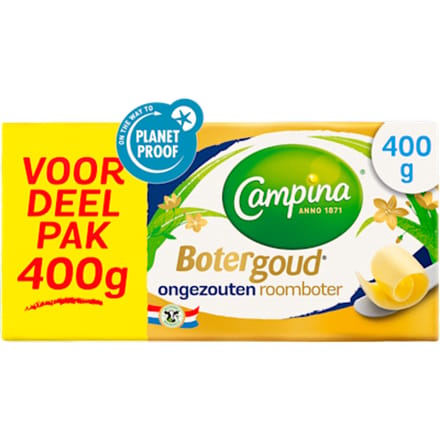 Botergoud ongezouten roomboter