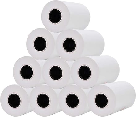 10 stuks - Printerpapier - Weegbrugprinterpapier - Thermische papierrol - Kassa thermisch bonpapier - Wit