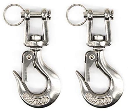 304 RVS Draaiende Oog Hijshaak Veiligheidshaken Rigging Accessoire 150KG