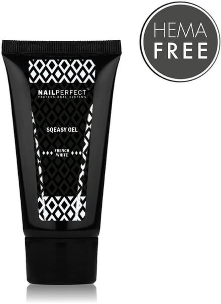 NailPerfect Sqeasy Gel French White - 60gr
