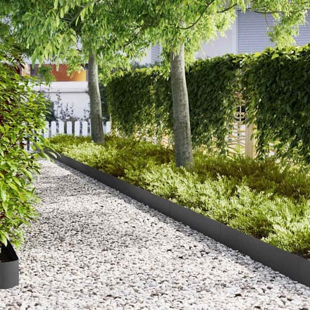 vidaXL - Grasafscherming - 50 - st - 100 - x - 0.05 - x - 20 - cm - Koud - Gewalst - Staal