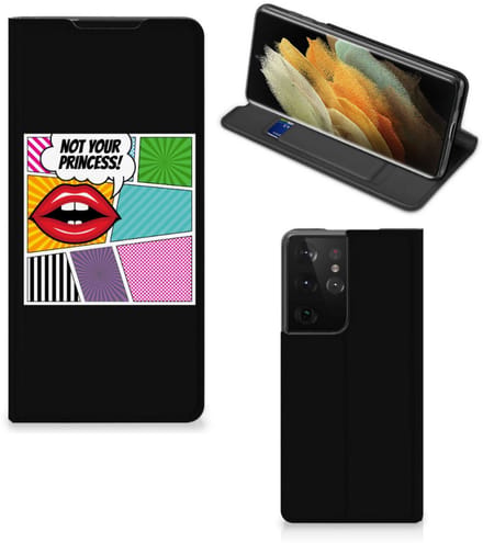 Samsung Galaxy S21 Ultra Hippe Standcase Popart Princess