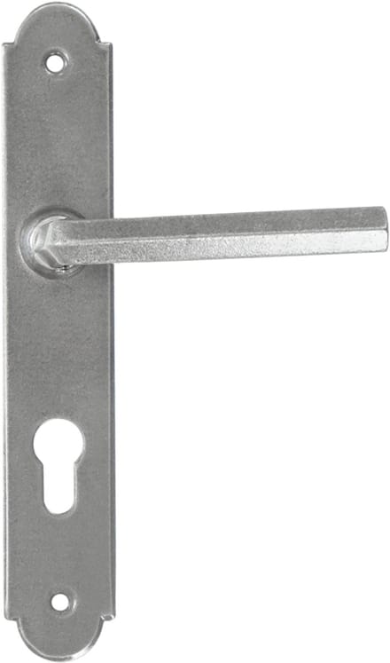 SEART ALBA Serie - Deurkruk met Schild - 72mm - Stalen Afwerking