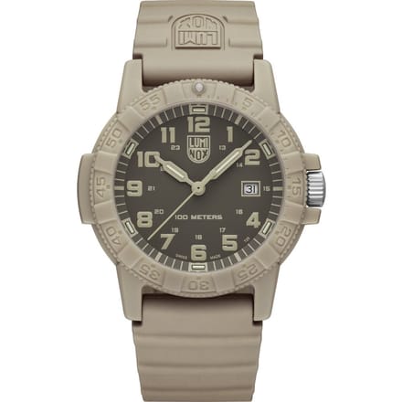 Luminox Leatherback Zeeschildpad Zandkleurige Wijzerplaat Kwarts XS.0326 100M Herenhorloge zand