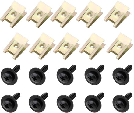 Dailygoods - 20 Stuks Bevestigingsmiddelen voor Auto Wielboog
