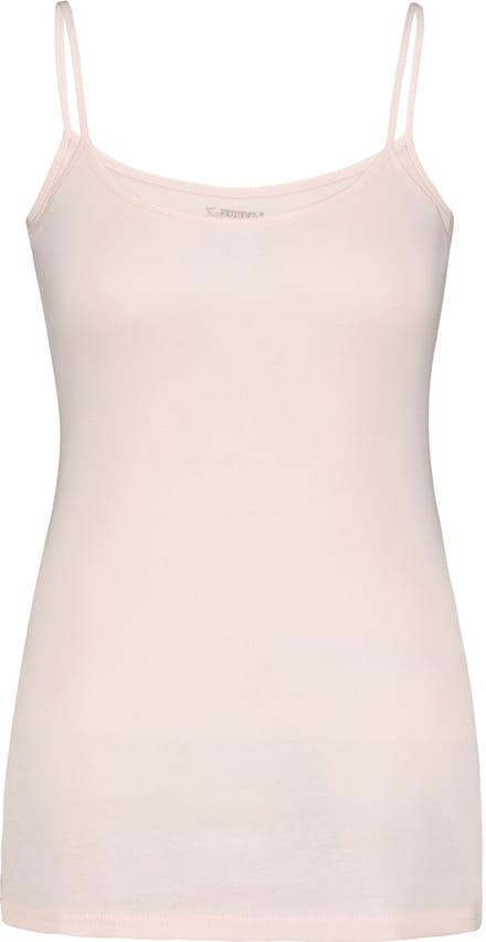 Toker Dames Hemd met spaghetti bandjes – Licht Roze - 100% katoen - Maat 52/54