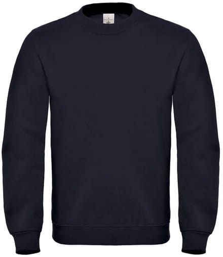 B&C Sweater Heren Maat M Blanco