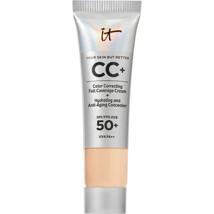 IT Cosmetics Your Skin But Better CC+ Crème SPF50+ 12ml - Hydraterend - Hoge Dekking & Satijnen Finish - Light Medium - Travel Size