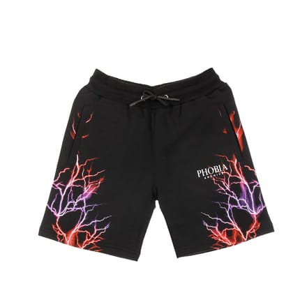 Violet Lightning Shorts Heren trainingsbroek Zwart/violet