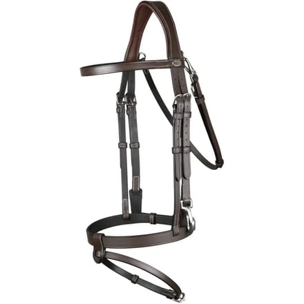 Dy'on Hoofdstel Dy'on Working Collection Flat Leather With Snap Hooks Bruin