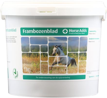 Frambozenblad 1 kg - Horse Adds Paardensupplementen