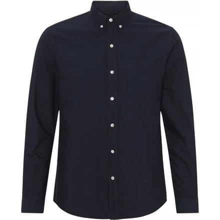 Overhemd Colorful Standard Organic navy blue