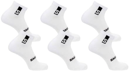 Salomon - Everyday Ankle Socks | 6-Pack | Enkelsokken | Maat M / 39-41 - Wit
