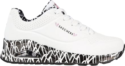 Skechers Uno - Loving Love Dames Sneakers - White