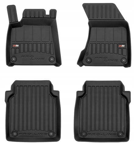 FROGUM 3D Gummimatten Set – Passend für Audi A8 D4 LONG (2009-2017) – Hohe 6 cm Kanten – TPE-Material – Geruchlos & Schwarz