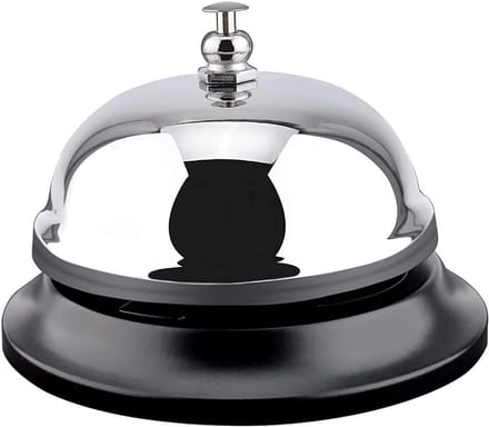 Service Bell RVS Keuken en Receptie - Ideaal voor Restaurants en Scholen