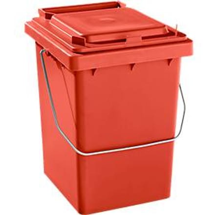 Voorsorteeremmer Mülli -  B 175 x D 195 x H 300 mm - 10 liter - rood
