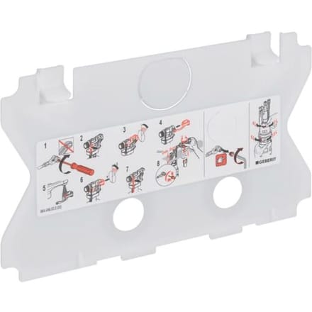 Geberit protection plate for concealed cistern 240.930.00.1