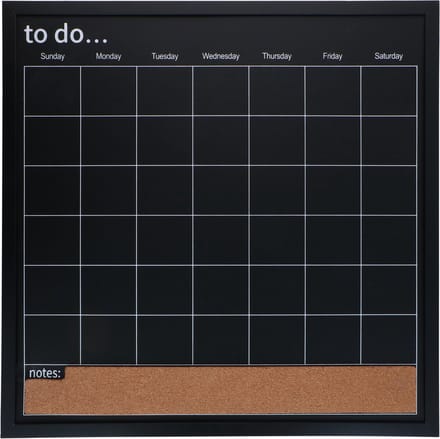 Arti Casa Planbord Weekplanner - Krijtbord - Weekindeling - 6 Weken - To Do Planner - Kurkbord