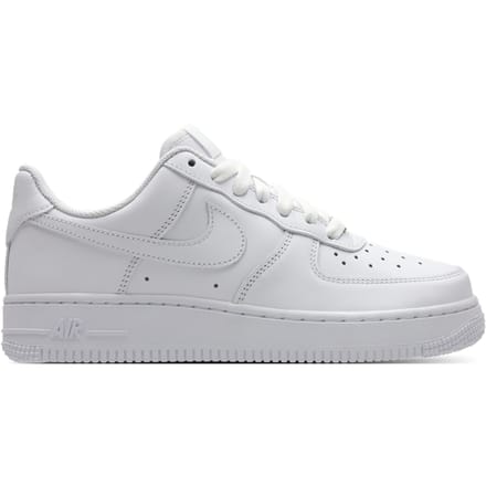 Nike Air Force Sneakers Dames - Wit - Maat 35.5 - Leer, Textil