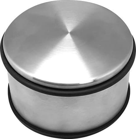 Kangaro deurstopper - metaal chroom - 1800 gram -11 - 7 cm hoog