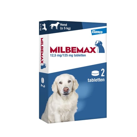 Milbemax Milbemax Hond - Anti wormenmiddel - 2 tab 10-75kg