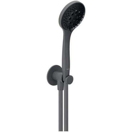 Herzbach DEEP GREY tub set with cone holder seven round 23.914600.1.06