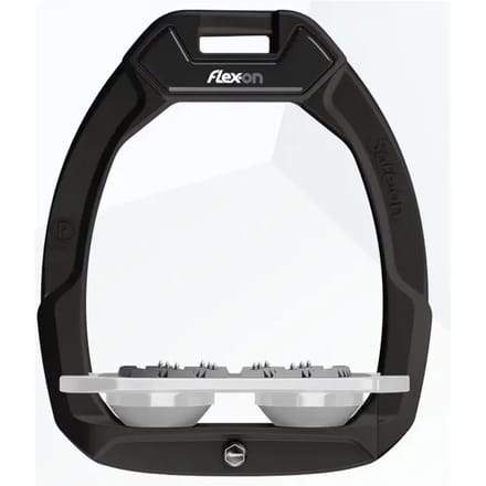 Veiligheidsstijgbeugels Plat Ultra Grip Zwart/Grijs/Grijs Flex-On Safe-On