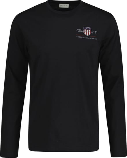 Gant T-Shirt Medium Archive Shield Long Sleeve Zwart / male