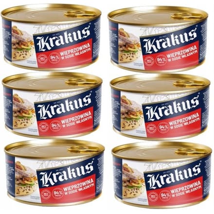 Krakus Conserve de porc en sauce propre 300 g