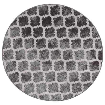 vidaXL - Vloerkleed - wasbaar - ø120 - cm - meerkleurig