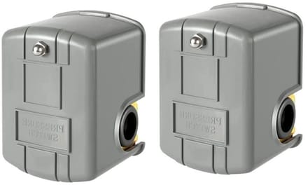 Waterdrukschakelaar - Pompschakelaar - Automatische Waterdruk - Instelbaar Bereik - 40-60 PSI - Grijs