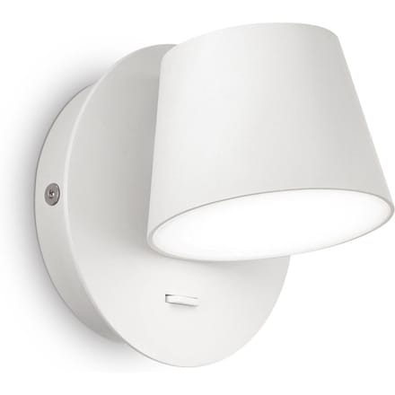 Ideal Lux Gim LED wandlamp kop instelbaar wit