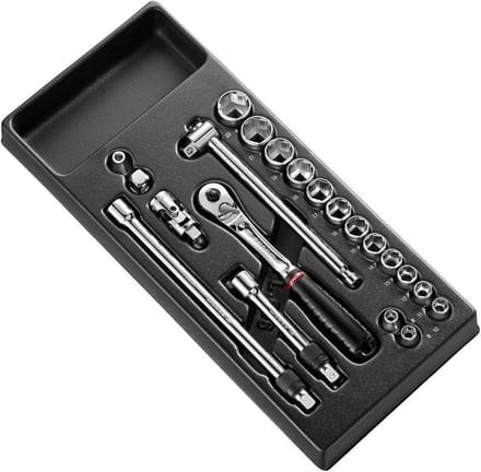 Dopsleutel Set Module 3/8 Inch Metrisch - Gereedschap Organizer